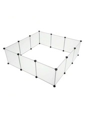 Pet Playpen, Portable Large Plastic Yard Fence Small Animals, Puppy Kennel Crate