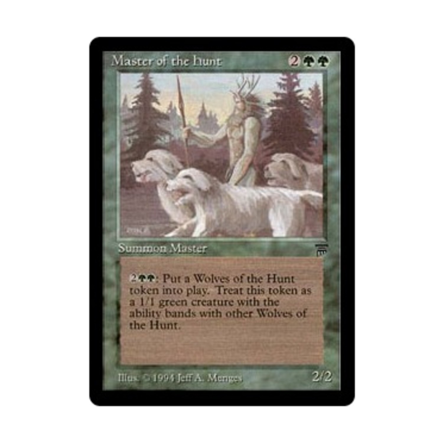 WotC MtG Legends Master of the Hunt (R) VG+