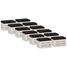 SigmasTek VRLA 12V 12Ah Battery Pack - 12x SP12-12(T2) Rechargeable Replacements