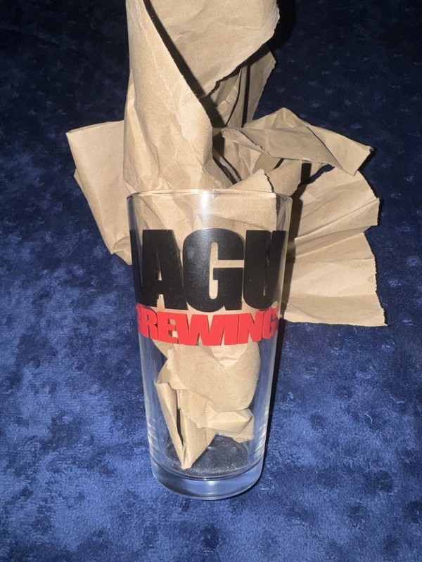 Lagunitas Brewery Company 16oz Pint beer Glass Man Cave Collector 