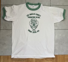 Vintage Los Angeles County Probation Officer T-shirt Size Large Made In USA