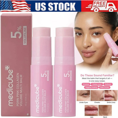 1-5 PCS Pink Collagen Volume Multi Balm 10G K-Beauty Anti Aging Care 5% Retinol