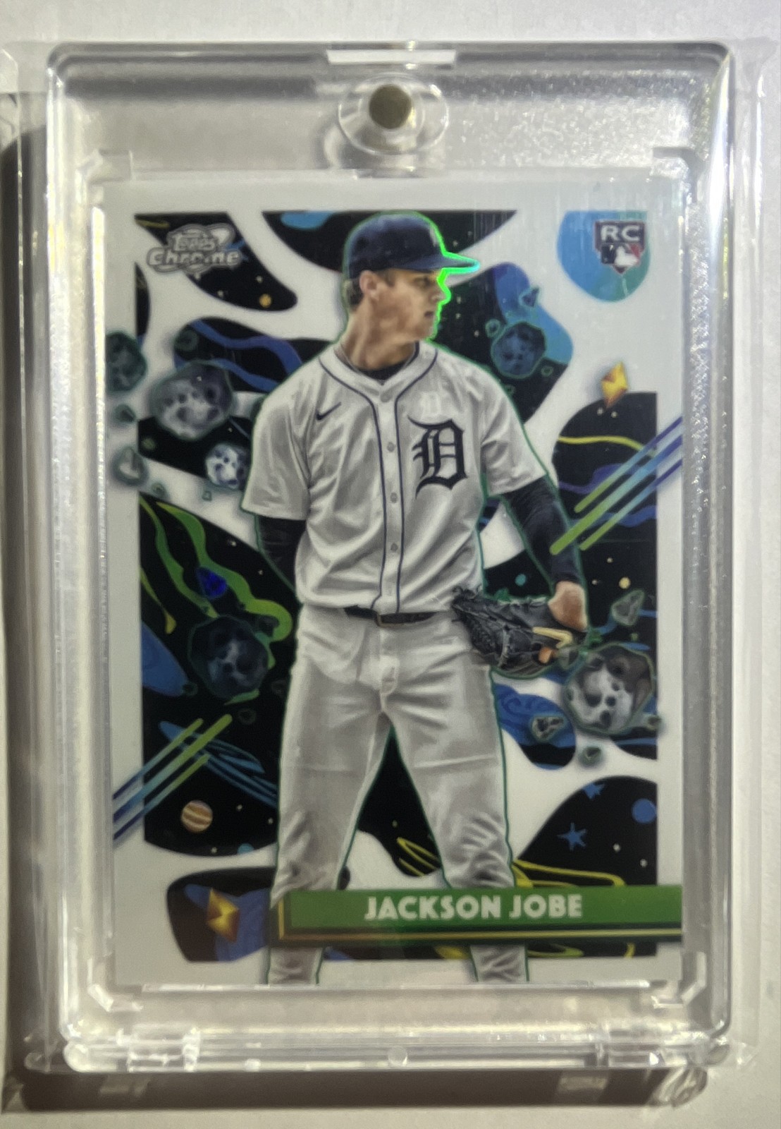 2025 Topps Cosmic Chrome - Jackson Jobe #142 White Hole Refractor (RC)