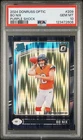 2024 PANINI DONRUSS OPTIC PURPLE SHOCK #209 BO NIX ROOKIE RC PSA 10