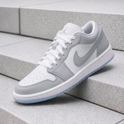 Nike Air Jordan 1 Low Wolf Grey Aluminum Women's Sizes DC0774-105 New