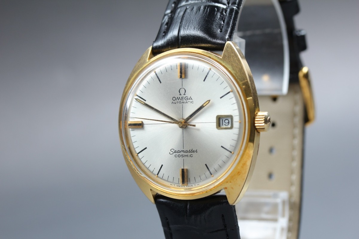 Vintage OMEGA Seamaster Cosmic Automatic Silver Crosshair Dial