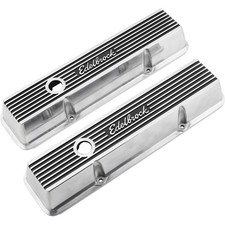 Edelbrock 4262 Elite Series Valve Cover Set Small Block Chevy 305 350 400 Sbc Edelbrock 4262 Elite Series Valve Cover Set Small Block Chevy 305 350 400 Sbc