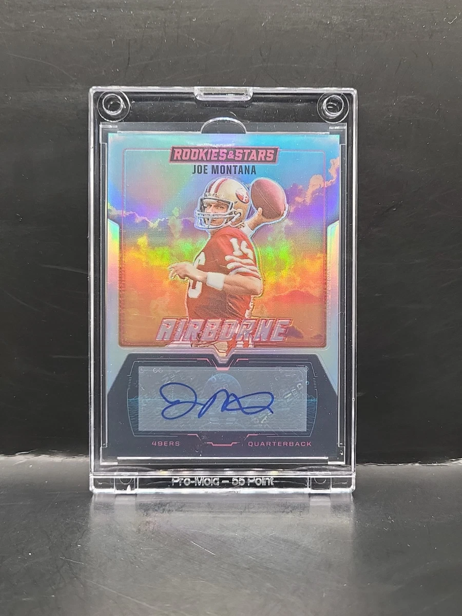 Panini Joe Montana Autographed Football Sports Trading Cards