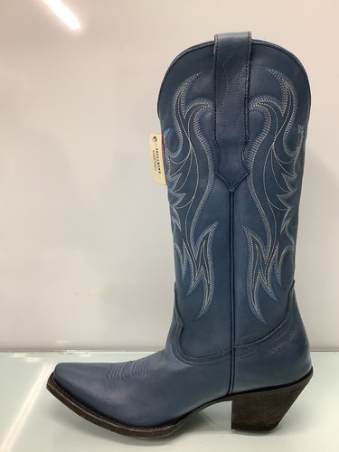 IDYLLWIND BLUE JEAN BABY WESTERN BOOTS SNIP TOE, WOMENS SIZE 7.5B, PREOWNED. - Picture 2 of 15
