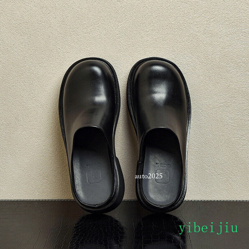 SAOLA Scarpe derby uomo slingbacks eleganti formali pelle mules slide plateau moda