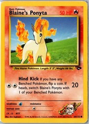Blaine's Ponyta 64/132 Gym Challenge Common