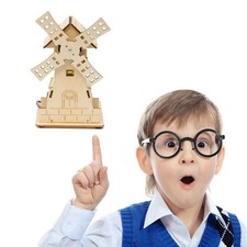 Diy Windmühle Bausatz Physik Wissenschaft Lernspielzeug STEM Kit