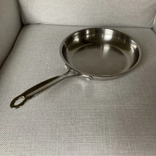 Cuisinart 722-20 8” Open Skillet – Chef's Classic Stainless Steel Fry Pan No Lid