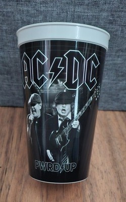 AC/DC PWRDUP PWR UP Collectible Plastic Tour Cup USA POWER UP Tour ACDC