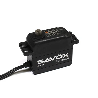 Savox SC-1268SG Black Edition High Torque Steel Gear RC Servo HV High Voltage - Image 1 of 2