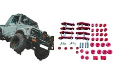 Front Rear 2 Lift Boomrang Shackle Kitbush Kit Fits For 86-95 Suzuki Samurai