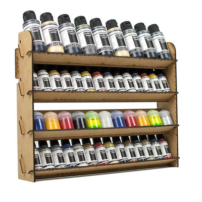 #ad Universal Wall Mounted Paint Rack for Compact Hobby Space Organize amp; Store $28.96