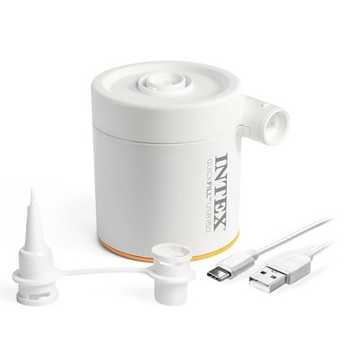 Intex Quick-Fill Electric Air Pump - USB150, Inflate Mattress-Floats