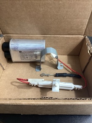 Microwave High Voltage Capacitor CH85-21100 2100VAC+Power Fuse+Diode+Bracket.   