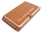 CARL Desktop Telephone List Finder with Memo Pad (Walnut) No: 701 * Japan — photo 5