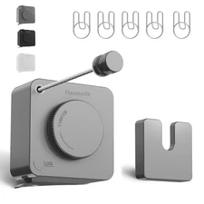 Retractable Clothesline Indoor, Non-Sagging Outdoor Clothes Line Retracting 1...