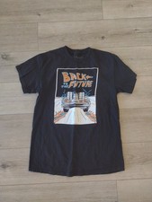 Back to the Future Shirt Mens Medium Riot Society Delorean Graphic Movie Tee