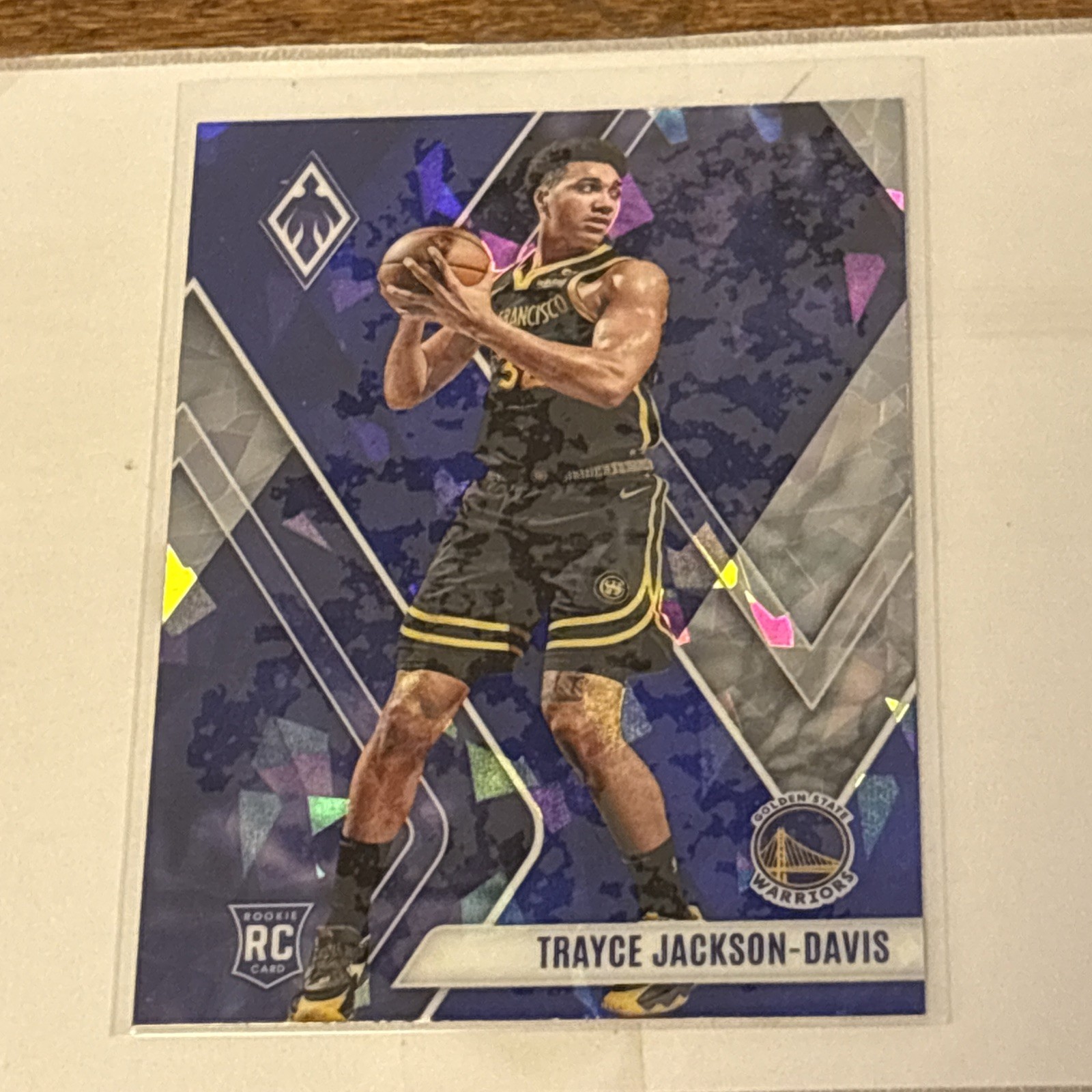 2023-24 Panini Phoenix #288 Trayce Jackson-Davis Phoenix Blue Ice RC Warriors