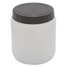Dynalon 226415-1500 Hdpe Cylndrcl Jar W/Cap 1500Ml,Pk10