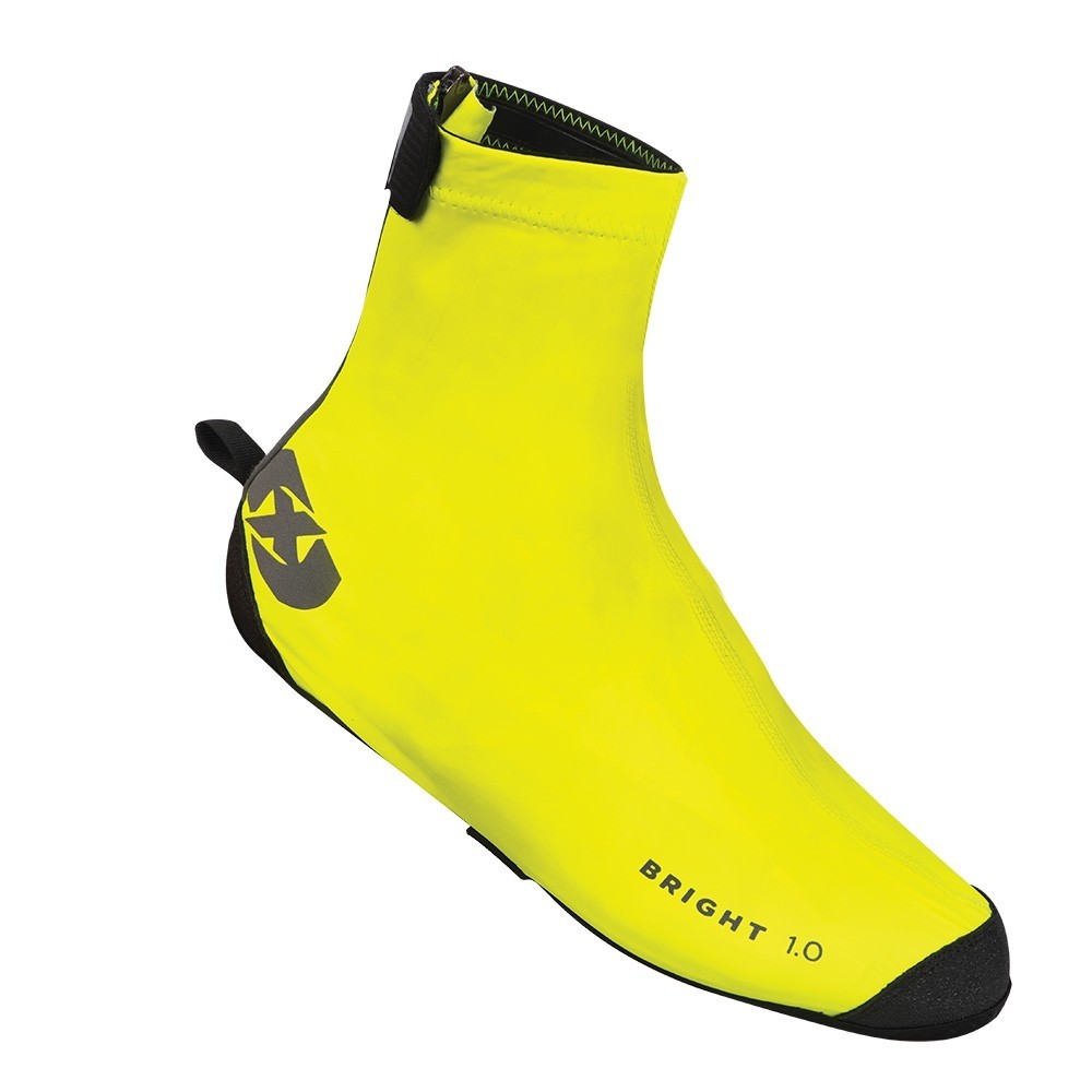 Oxford Bright 1.0 Bicycle Cycle Bike Overshoes Yellow Fluo - M