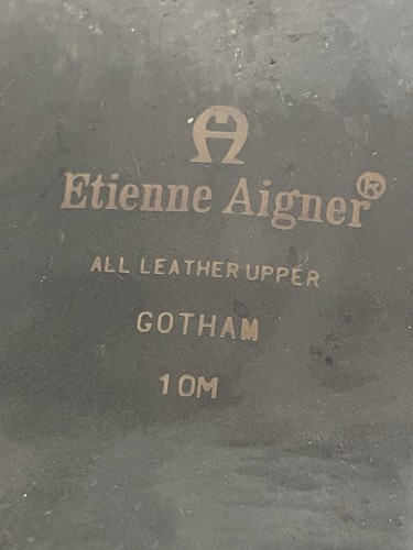 Etienne Aigner Damenschuhe schwarz Leder Gotham Größe 10M Quaste Halbschuhe - Bild 12 von 13