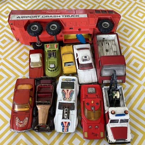 Vintage Matchbox,gorgi,Tonka Job Lot SUPERFAST 70s 80s diecast cars boat sale