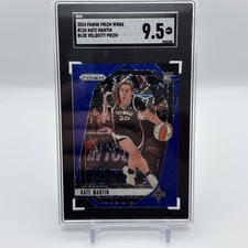 2024 Panini Prizm WNBA #126 Kate Martin Blue Velocity Prizm RC - SGC 9.5