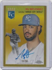 MJ Melendez 2023 Topps Chrome Platinum Gold Auto 14/50!