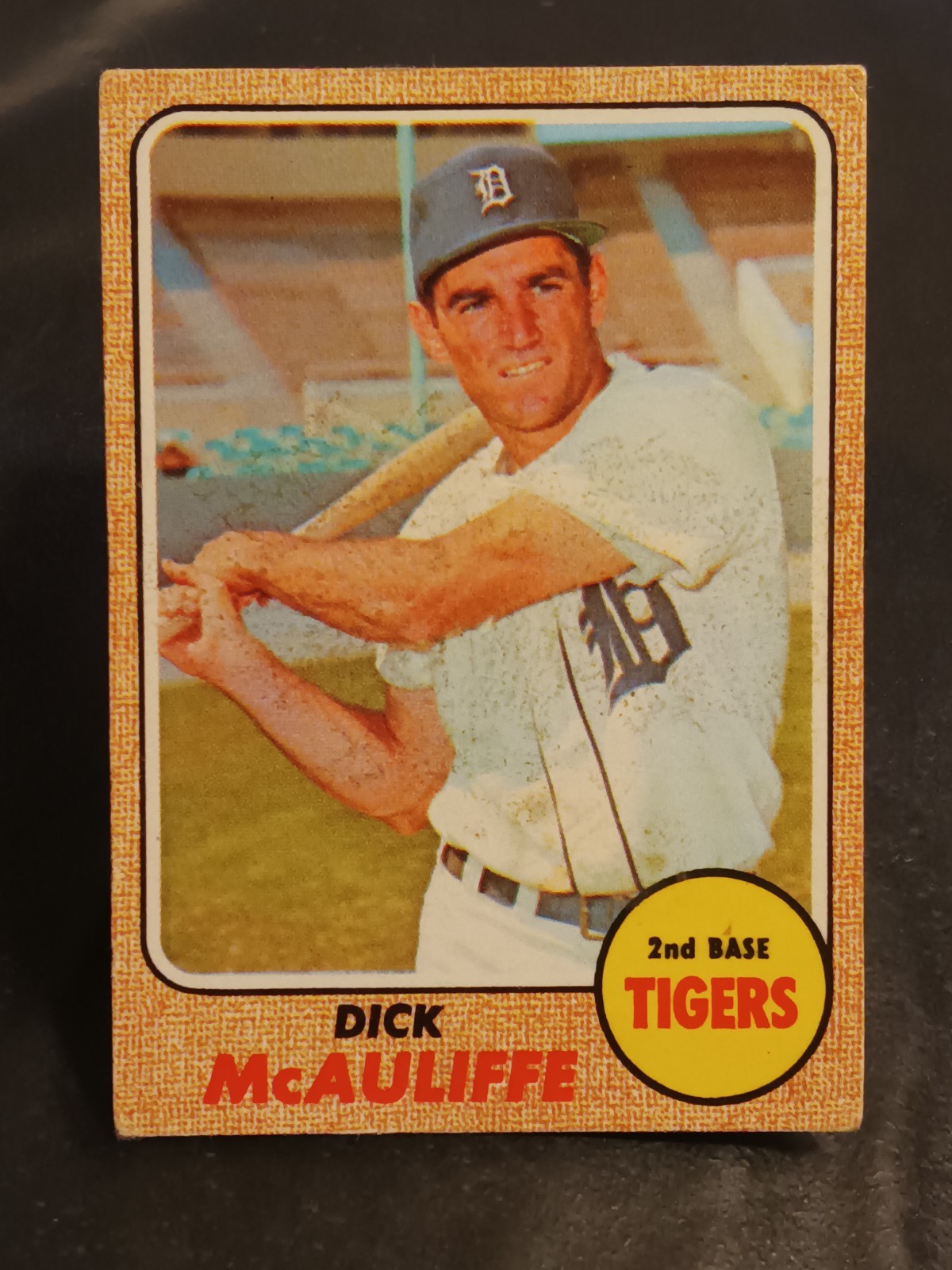 1968 Topps #285 Dick McAuliffe - Detroit Tigers 🐯 ⭐EX/VG Condition⭐
