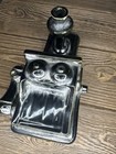 Vintage Black Ceramic Old-Fashioned Telephone Planter Figurine Retro Phone Decor — photo 6