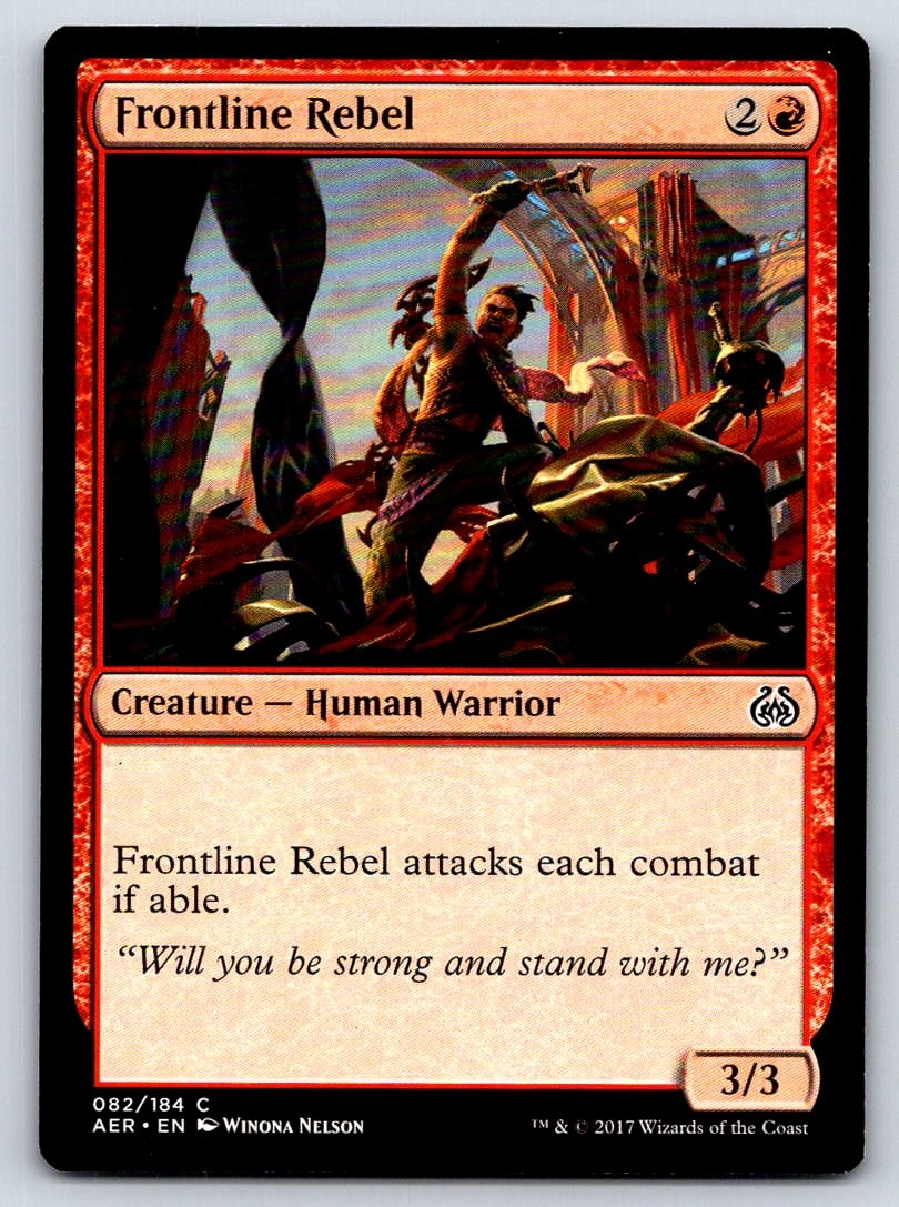 Frontline Rebel 82 - MTG - Aether Revolt - 2017
