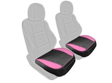 Fh Group Car Seat Cushion Durable Pu Leather Pink Black 6508 Amz40
