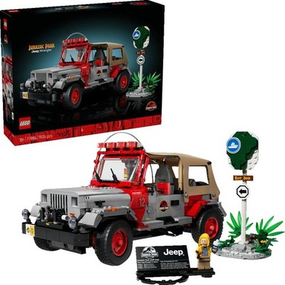 LEGO Jurassic World 77984 Jurassic Park Jeep  Wrangler Klemmbausteine Bausatz