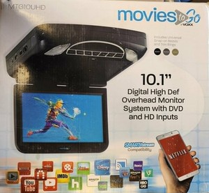 Voxx VXMTG10 10.1" Hi-res overhead video monitor with built-in DVD Player