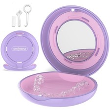 Retainer Case with Mirror and Adjustable Vent Holes, Retainer Holder Compatib...