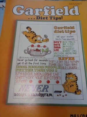 Garfield Diet Tips Cross Stitch Patterns