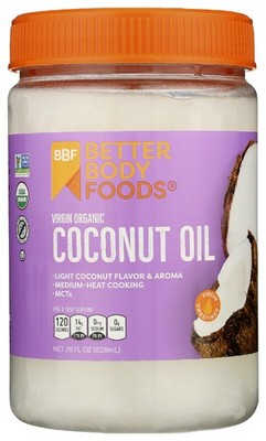 BetterBody Coconut Extra Virgin Oil 28 oz (Pack of 6)