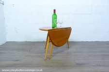 Ercol Windsor Round Drop Leaf Coffee Table