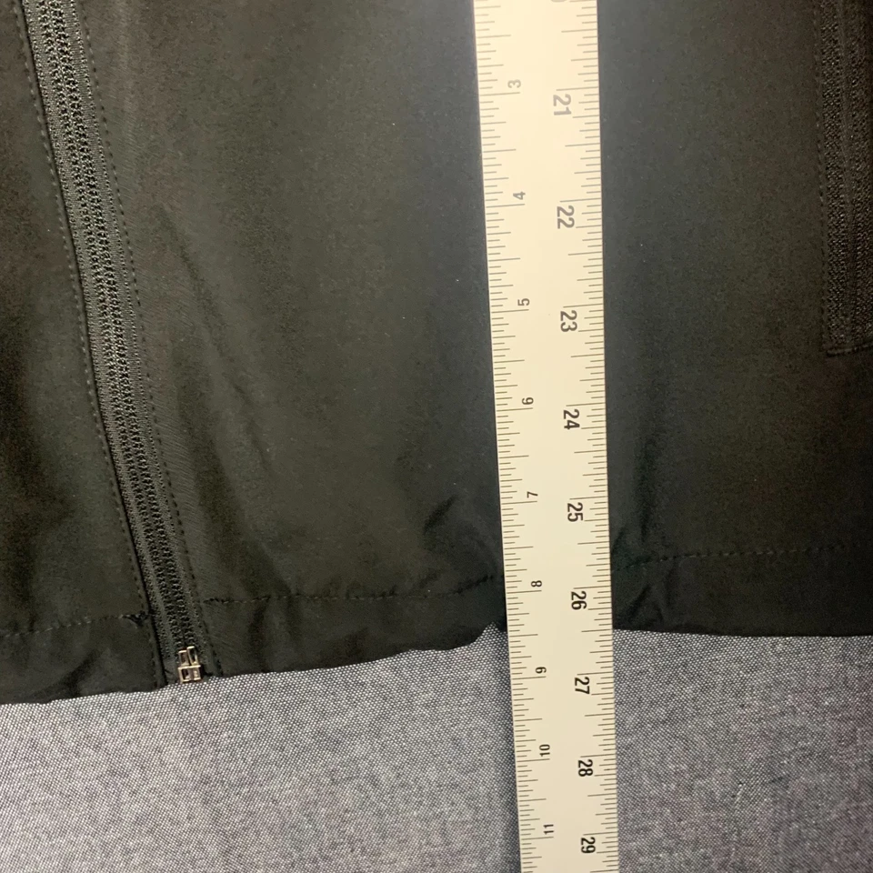 Jaqueta Walter Hagen masculina tamanho M preta golfe corta-vento zíper completo resistente à água - Imagem 4 de 4