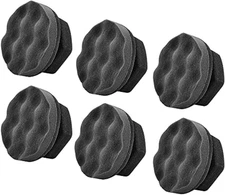 6 Pack Large Tire Shine Applicator Pad, Durable and Reusable Hex-Grip Tire Dress
