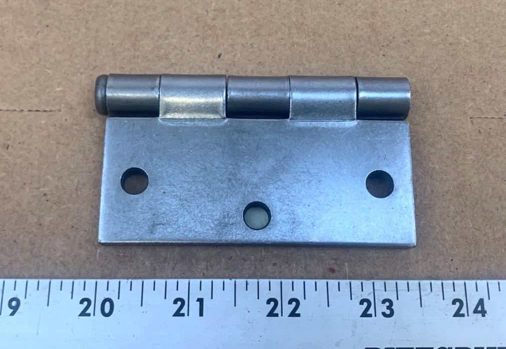 NATIONAL HARDWARE REMOVABLE PIN BROAD HINGE PLAIN STEEL 3-1/2