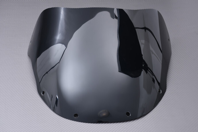 Pare-brise Ducati SS 900 noir pour réduire la fatigue du motard sur route