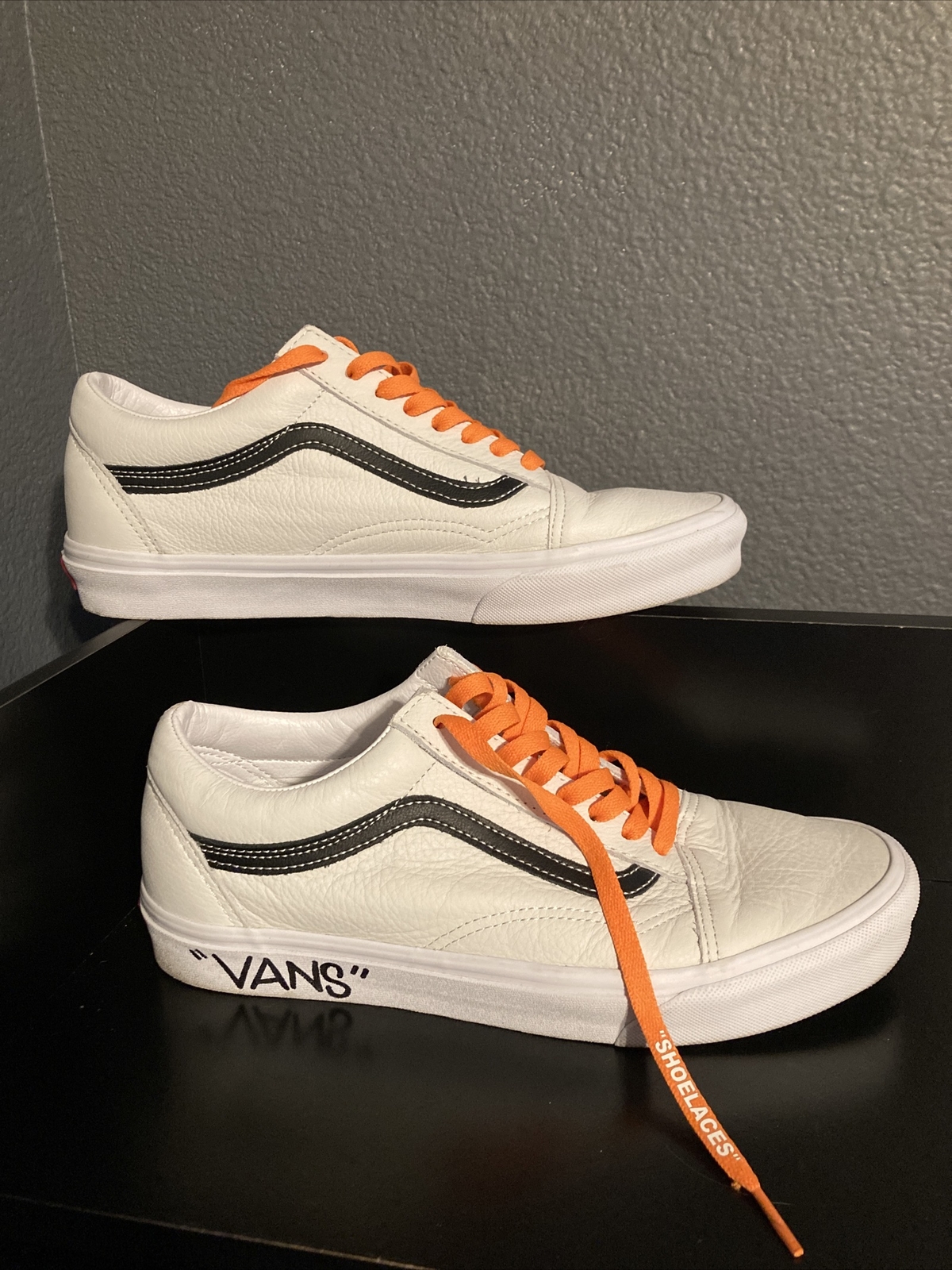 off white vans custom