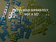 U-PICK SINGLE REPLACEMENT green or blue BLOKUS TO GO pieces READ  REPLACE LOST!