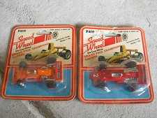 Lot of 2 Vintage 1970s Faie Diecast Grand Prix Race Cars 1/60  NIP
